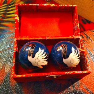 🌙 SALE🌙 Vintage Cloisonne Therapy Chime Balls